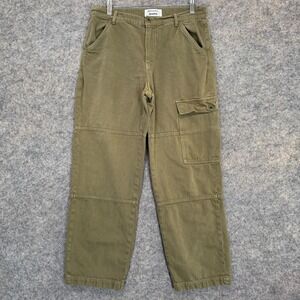 Reformation Jeans Cargo Pants Womens 29 Olive Military Green Straight Organic
